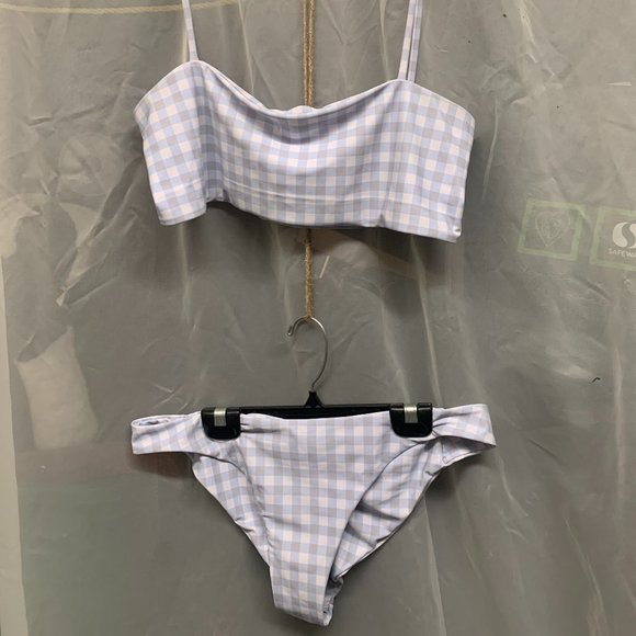 Checkered, 2 piece bikini